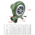 Electric Blower Fan BBQ Fan 100v 220v Suitable for Barbecue Mini Blacksmith Forges Blower with Speed Adapter AC100-240V M89B.