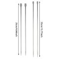2Pcs/set Straight Knitting Needles Stainless Steel Crochet Hook DIY Sweater Weave Knitting Sewing Tools Size 2-5mm 25cm/35cm. 
