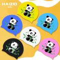 Swimming Cap Silica Cap ChildrenPuSwimming Cap Coated Cartoon Canvas Cap Children's Swimming Equipment Swimming Cap Set. 