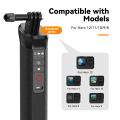 【Prime deal】 TELESIN Buoyancy Bar Selfie Stick Waterproof Selfie Stick With Hand Strap Remote Control For Gopro 9 10 11 12. 