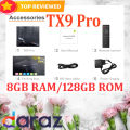 Tx9 Pro Android Smart TV Box 8GB RAM-128 GB ROM. 