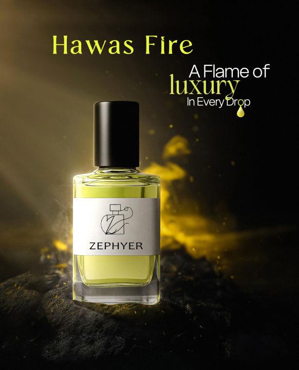 Hawas Fire â Each Drop is a Spark of Luxury & Crafted to ignite your Aura Perfume Base Attar - 15ml