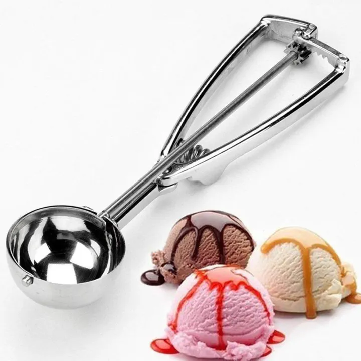 Stainless%20Steel%20Ice%20Cream%20Scoop%20Multi%20Use%20Food%20Spoon%20(Silver)(Pack%20of%201)%20-%20Image%202