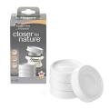 Tommee Tippee Milk Storage Lids | 4 x milk storage lids​ | Fits both 150 ml and 260 ml bottles. 