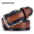 New Men's Belt Fashion Casual Strap Male Jeans Designer Trouser Belts Pu Genuine Leather Luxury Brand Pin Buckle. 