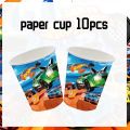 Hot Wheels Birthday Decoration Racing Car Disposable Tableware Tablecloth Plate Cup Balloon Baby Shower Kids Boys Party Supplies MuXiaRe. 
