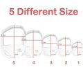 5Pcs/lot Beard Comb Hairbrush Beard Template Cut Salon Mustache Beard Styling Template for Shaping Hair Brush Trimming Tool. 