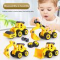 Engineering Vehicle Toys Construction Excavator Tractor Bulldozer Fire Truck Models Kids Toy Car Boys Toys for Children Gifts.