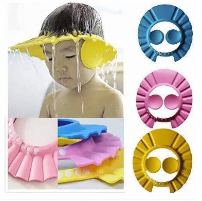 Bath Shampoo Cap,Baby Shower Cap,Adjustable Children's Sun Hat,Children's Shampoo Shield Hat with Ear Protection,Used for Baby Bath and Shampoo Safety