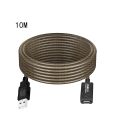 New 5M/10M USB 2.0 Extension Cable High Speed Male To Female Extension Cord Wire USB Adapter for PC Laptop Keyboard.