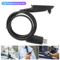 USB Programming Cable 2 Way Radio Wire With Software For Motorola HT750 HT1250.
