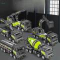 Metal Model Car Tanker Truck Alloy Car Model Construction Vehicle for Kids Oil tanker truck.