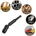 2 Pack Pivoting Bit Tip Holder, Magnetic 1/4inch Hex Shank (Black).