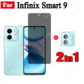 Infinix Smart 9 Matte Privacy Ceramic soft film For Infinix Smart 8 Hot 50i 2 in 1 Tempered Glass Screen Protector and Camera Lens Glass Protector. 
