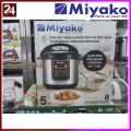 Miyako Electric Pressure Cooker With 8 Cooking Setup | 5 Litre. 