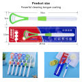 Oral Care Tongue Cleaner 1 Piece Tongue Scraper Oral Hygiene Toothbrush Tongue 6 Colors Fresh Breath Brush Tools. 