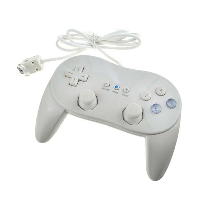 White/Black%20Classic%20Wired%20Game%20Controller%20Gaming%20Pro%20Remote%20Game%20Controller%20Gamepad%20For%20Nintendo%20Wii%20-%20Image%202