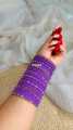 Metal Velvet bangles for woman multicolor (48 Piece).