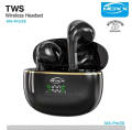 Moxx MA-Pro3s Wireless TWS LED Display Earbuds-Black. 