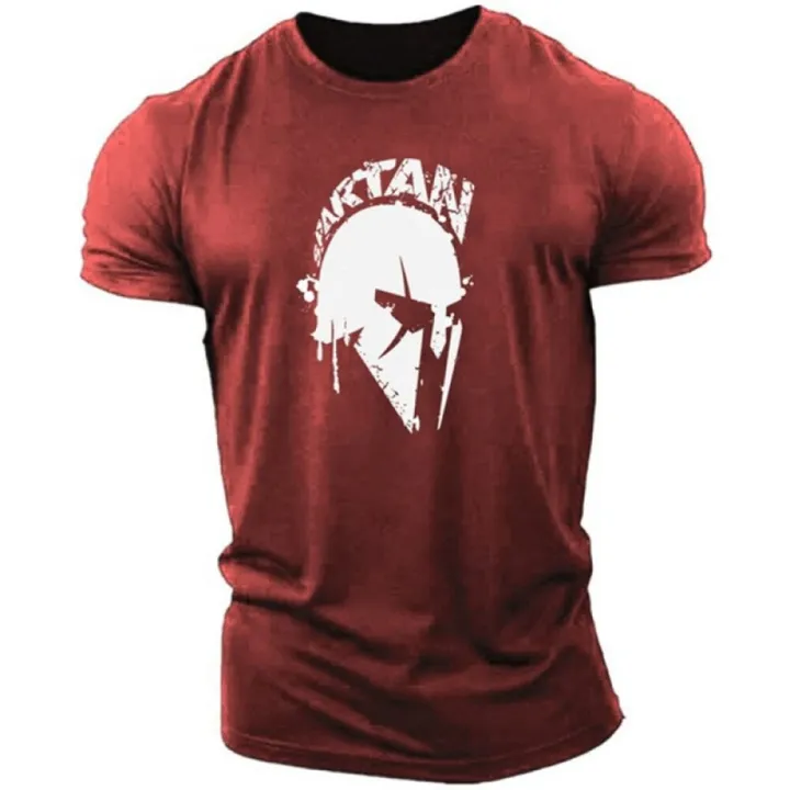 Vintage%20Men's%20T%20Shirt%20Spartan%20Print%203D%20T-Shirts%20Summer%20Short%20Sleeve%20Tops%20Personality%20Streetwear%20Oversized%20Tee%20Shirt%20Men%20Clothes%20-%20Image%204