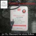 Voltage Transformer, 500 Watt, Step Down, 220 Volt to 110 V Power Converter, White. 