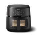 Philips 2000 Series Airfryer NA230 (6.2L) – RapidAir Technology, 13 Auto Programs, Cooking Window, 1700W – Healthy Frying with Up to 90% Less Fat. 