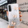 Phone case Huawei Y7A Shiny Ring Case Glitter Soft Transparent Butterfly Cases For Huawei Y7A Back Cover Stars Moon Girls. 