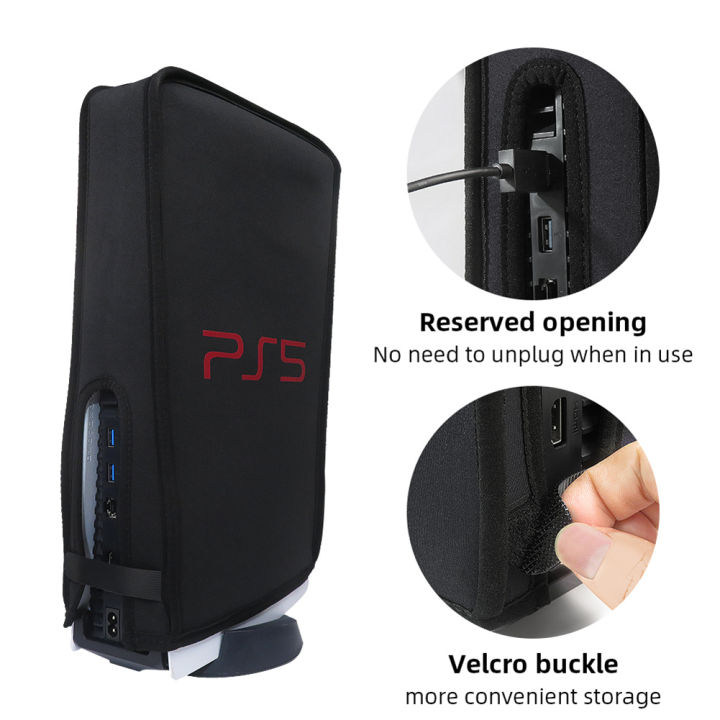 Dust%20Cover%20Compatible%20For%20Ps5%20Game%20Console%20Waterproof%20Protective%20Cover%20Washable%20Case%20Dust-proof%20Accessories%20-%20Image%203