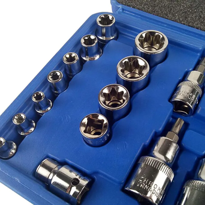 30Pcs%20Male%20Female%20Torx%20Star%20Socket%20Bit%20Set%20E%20&%20T%20Sockets%20Torx%20Bit%20Set%201/4%203/8%201/2%20inch%20Drive%20Torx%20Socket%20Set%20with%20Storage%20Case%20-%20Image%206