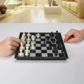 Magnetic Chess 12.5 Inch Black & White Guti. 