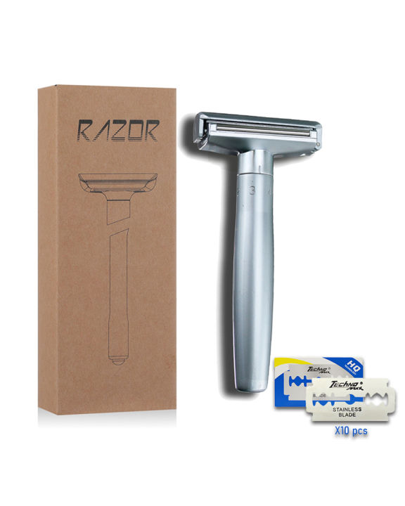 Whityle%20Adjustable%20Safety%20Razor%20Double%20Edge%20Shaving%20Razor%20With%20Auxiliary%20Rolling%20Axis%20For%20Man%2010%20pcs%20Blades%20Inside%20-%20Image%207