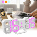 LED Digital Wall Clock – Acrylic Display with Alarm & 3 Brightness Levels.