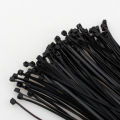 12 Inch (Pack of 100) Black Nylon Zip Wire Wrap Heavy Duty Self Locking Plastic Cable Ties. 