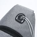 Chest Bag Fashion New Solid Color Men Chest Bag Outdoor Casual Fashion One Shoulder Crossbody Bag. 