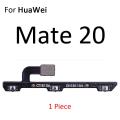 Switch Power ON OFF Button Flex Cable Ribbon For HuaWei Mate 20 X 10 9 Pro Lite P Smart Plus 2021 2020 2019 Mute Volume Key Part. 