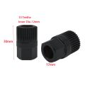 33T Alternator Clutch Generator Pulley Removal Socket Bit Tool Car Repairing Accessory - black. 