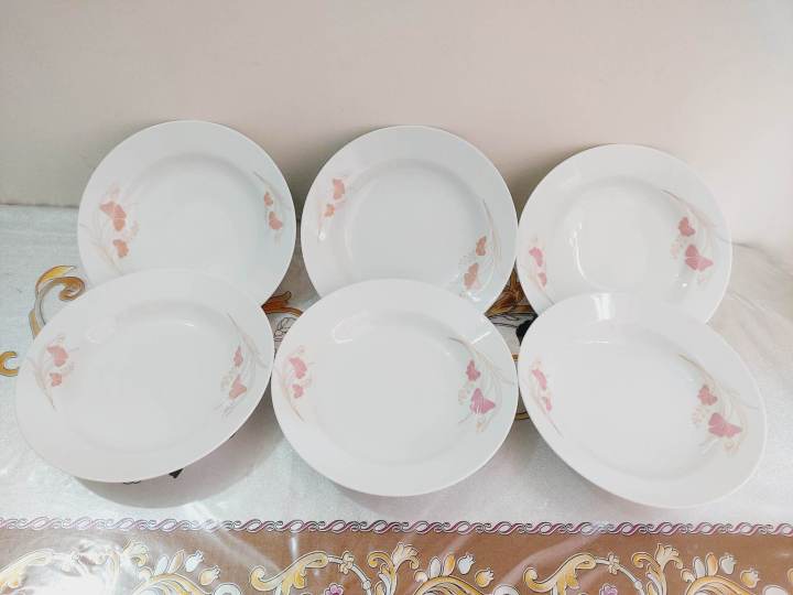 6%20Pcs%20Deep%20Dinner%20Plate%20set%209%20Inch.%20Everyday%20Use%20Rice%20Dinner%20Plate.%20Deep%20Rice%20Dinner%20Plate,%20Exclusive%20Beli%20Flower%20Pint%20Rice%20Plate.%20Microwave%20oven%20save.%20-%20Image%206