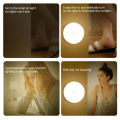 LED Night Light Smart Human Body Sensor with Digital Sensor Head Magnetic Suction Wireless-Use Eye Protect Night Lamp. 