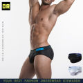 (1 Pieces) PUMP Comfort Cotton Underwear Men Jockstrap Briefs Low Waist Men Underpants Male Panties Stripe Mens Innerwear H489.