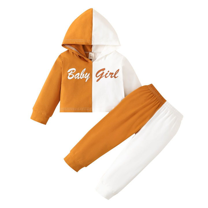 Toddler%20Girls%202Pcs%20Fall%20Outfits,%20Long%20Sleeve%20Contrast%20Color%20Letter%20Hoodie%20and%20Pants%20Set%20-%20Image%202