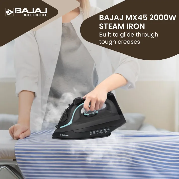 Bajaj%20MX%2045%20Steam%20Aluminium%20Soleplate%20Iron%20%7C%202000%20Watts%20Power%20For%20Faster%20Ironing%20%7C%20Non%20Stick%20German%20Coated%20Technology%20%7C%20220%20Ml%20Water%20Tank%20Capacity%20%7C%202-Yr%20Warranty%20%E3%80%90Black%20&%20Grey%E3%80%91%20-%20Image%204