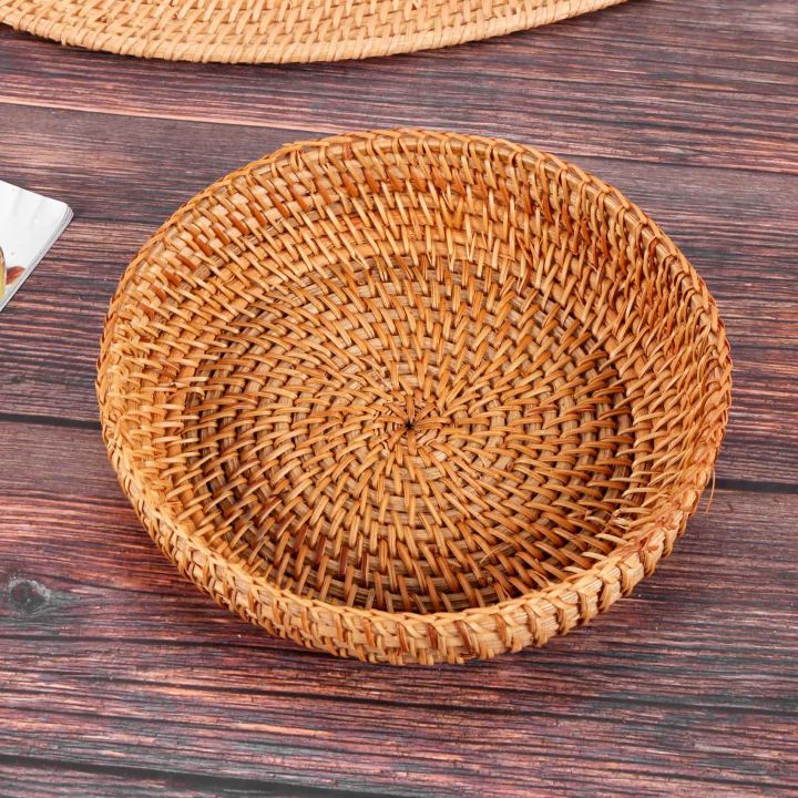 Handmade%20Autumn%20Rattan%20Weaving%20Round%20Storage%20Basket%20Fruit%20Dish%20Rattan%20Bread%20Basket%20for%20Kitchen%20Food%20Picnic%20Bread%20Mini%20Container%20-%20Image%208