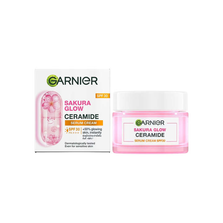 GARNIER Sakura Glow Ceramide SPF 30 Serum Cream – 50ml