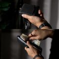 Zays Premium Eco-Friendly Leather Bifold Wallet for Men, Handmade Slim Compact Wallet 4.6 x 3.5 x 0.5 Inch, 4 Card Slots, 2 Hidden Card Compartments, Quick Card Slot, Cash Chamber, Fits 1000 Taka Note, Luxury Gift Box. 