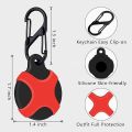 AirTag case with a carabiner clip..