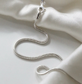 Stainless Steel Water Resist Round Snake Neck Chain for Boys Men Necklace for Boys Men.