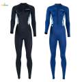Adults Women Wetsuit Quick Drying Full Body Front Zip Diving Suit for Water Sports.