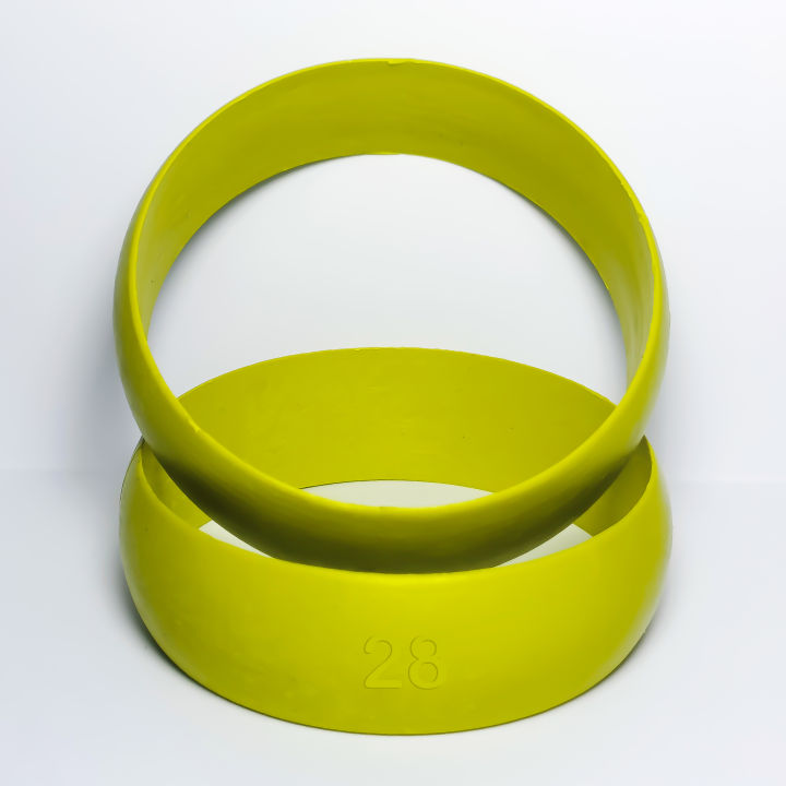 Plastic Bangle Set Size 28 (2 Pcs) – Base for Silk Thread Jewelry Making