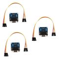 3X MAX3232 RS232 Serial Port to TTL Converter Module DB9 Connector with 12 Jump Cables. 