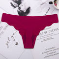 Women Panties For Ruffles  Low Cut Ultra  Women Seamless  T -shaped Panties. 